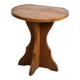 Wall-mounted table in solid wood, French Alps, around 1970.