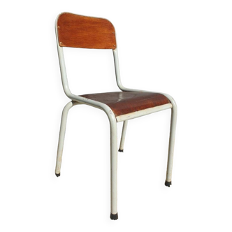 Mullca metal chair rounded back