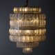 Tiered Crystal Chandelier, 1960s, Czechoslovakia