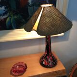 Ceramic lamp vintage and Japanese Lampshade