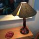 Ceramic lamp vintage and Japanese Lampshade