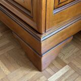 Louis Philippe solid cherry wood TV cabinet.