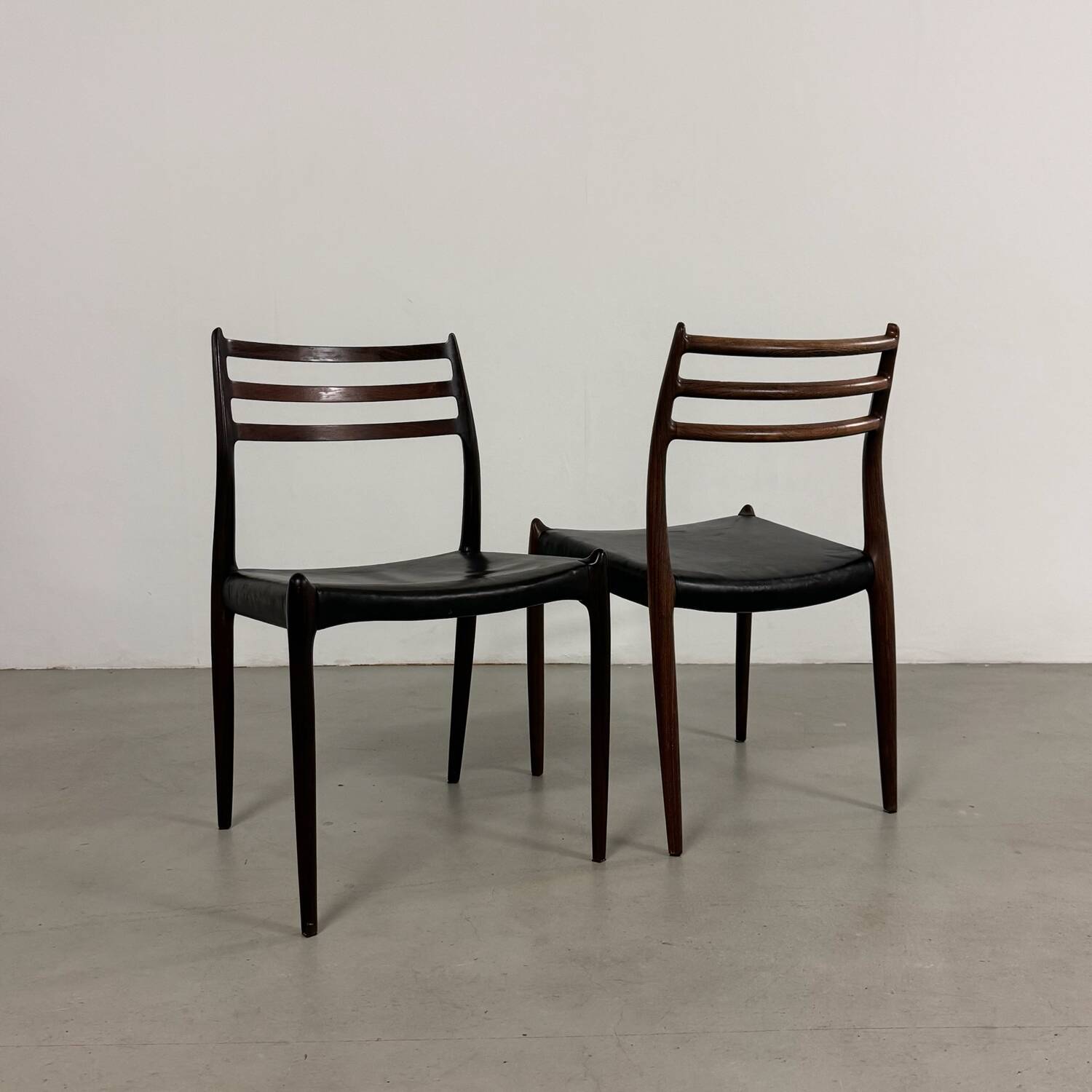 10x Model 78 Palisander Chairs by Niels Otto Møller