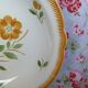 Big Dish Old Hollow Badonviller Orange Flowers