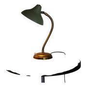 Lampe à poser laiton verte 420mm