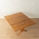 Unique dining/coffee table by Wilhelm Renz, 1950s, walnut, adjustable height