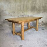 Table vintage en bois massif