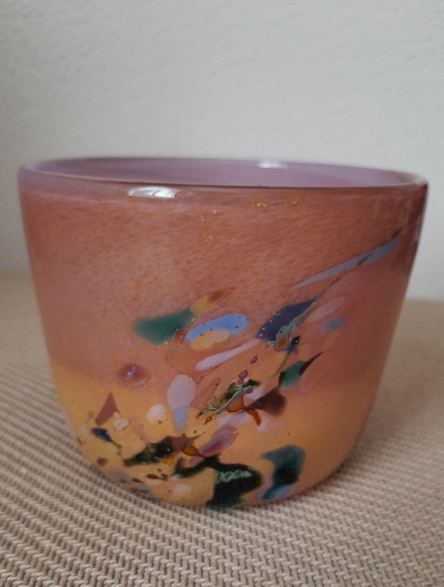 Vase hallingglass de O.I. Karlengen Norvège