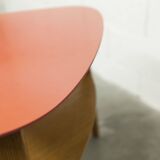 "Bowwood" tripod coffee table designed by Hugues Steiner and manufactured by Baumann in the 1960s