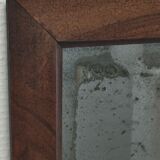 Solid wood mirror and patinated ice early twentieth century