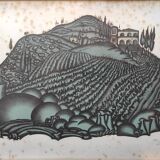 Lithograph of Arnold Leissler, 1981