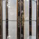 Vitrine chinoise vintage toit pagode (éclairage) asiatique