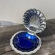 Metal shell butter dish