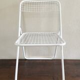 Metal folding chair