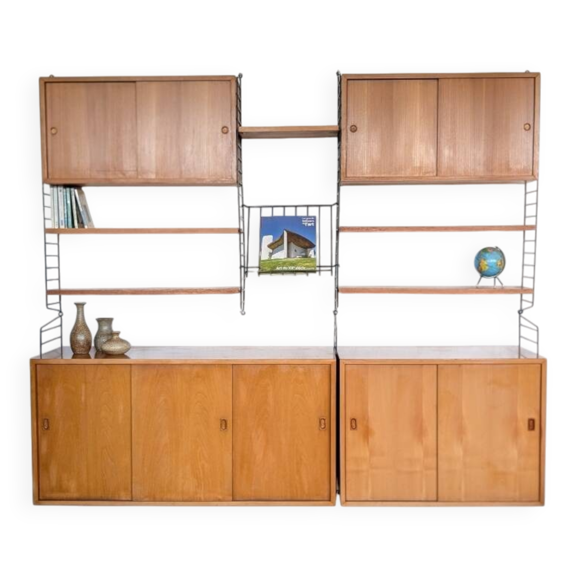Original STRING wall unit by Nisse Strinning from the 1960s, Sweden.