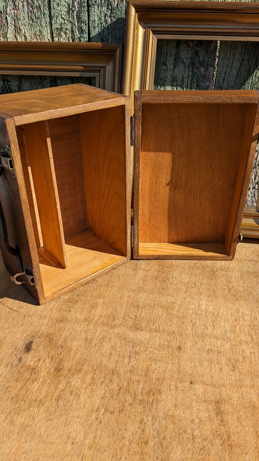 Wooden craft workshop box