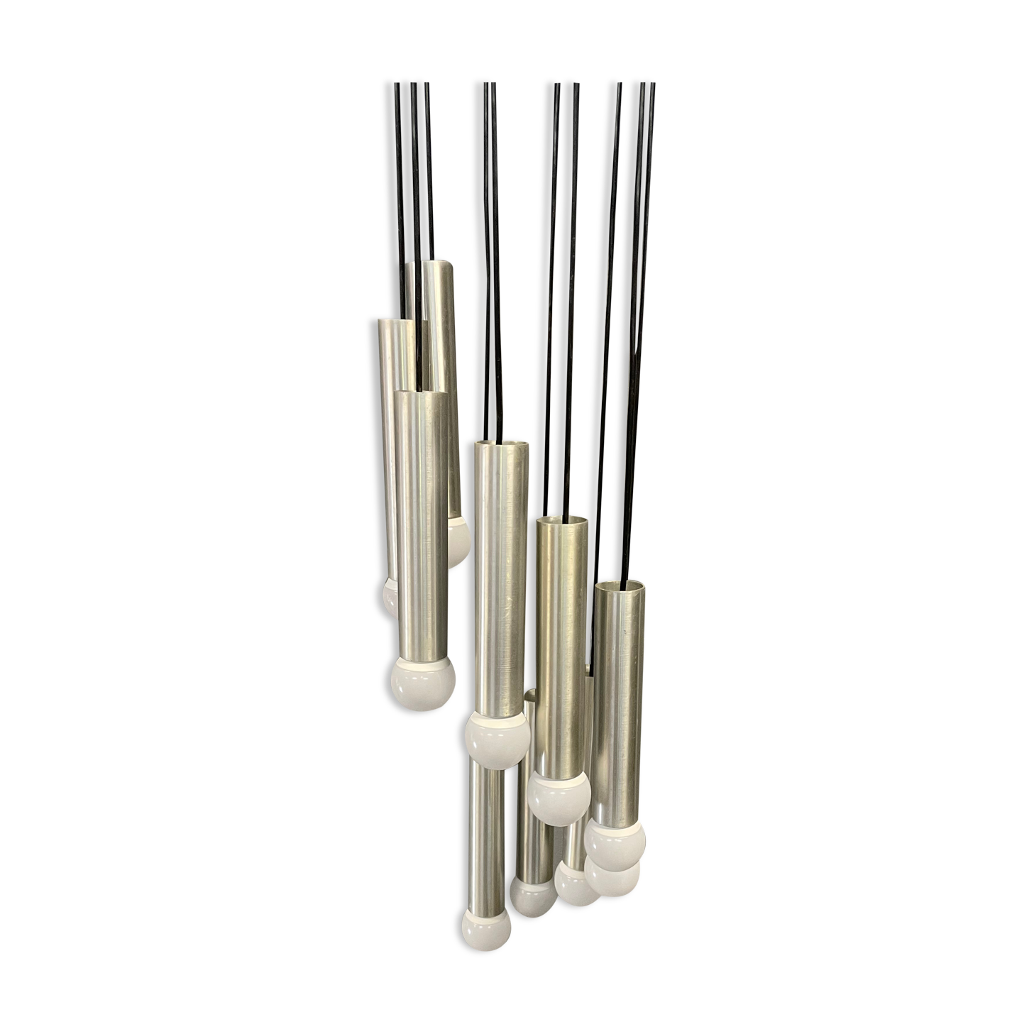 Tubular aluminum suspension 10 lights