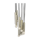 Tubular aluminum suspension 10 lights