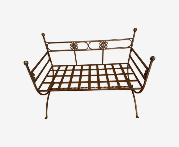 Wrought iron bench
