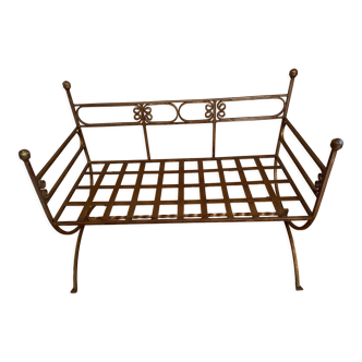 Wrought iron bench