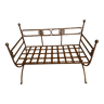 Wrought iron bench