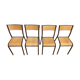 Lot de 4 chaises Mullca