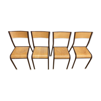 Lot of 4 Mullca chairs