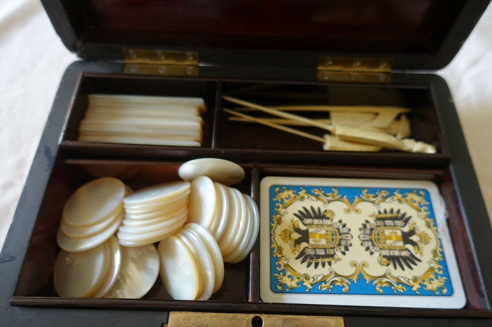 Game box xix napoleon III boulle marquetry