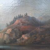 Peinture à l'huile de paysage français du XIXe siècle