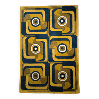 Tapis vintage rare de l'ère spatiale, Latex Studio