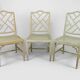 Set of 3 Japanese-style chairs, France, circa 1900