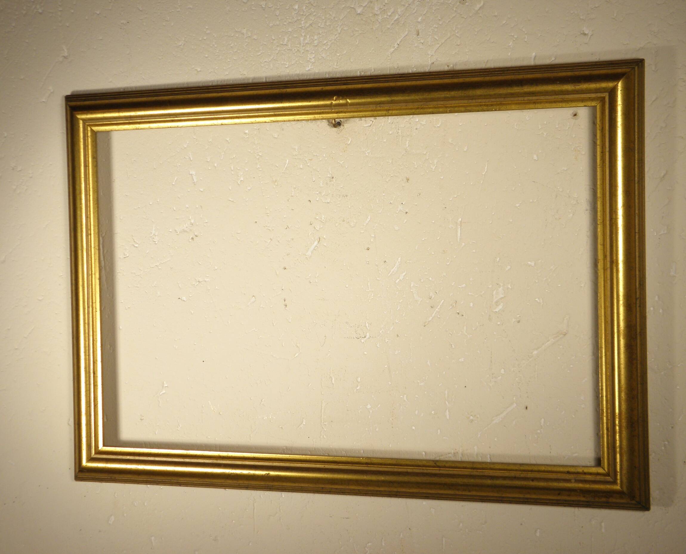 Golden wooden frame 46 x 32