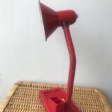 Red desk lamp with pencil holder 80/90'