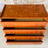 Vintage chest of drawers with 4 drawers by Capelle, circa 60's