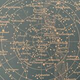 Lithograph engraving on the sky from 1928