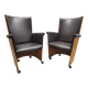 Pareja Sillones “Incontro 5080” Massimo & Lella Vignelli para Bernini, 1991 – Italia