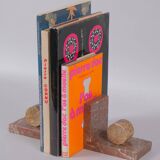 Serre-livres en marbre