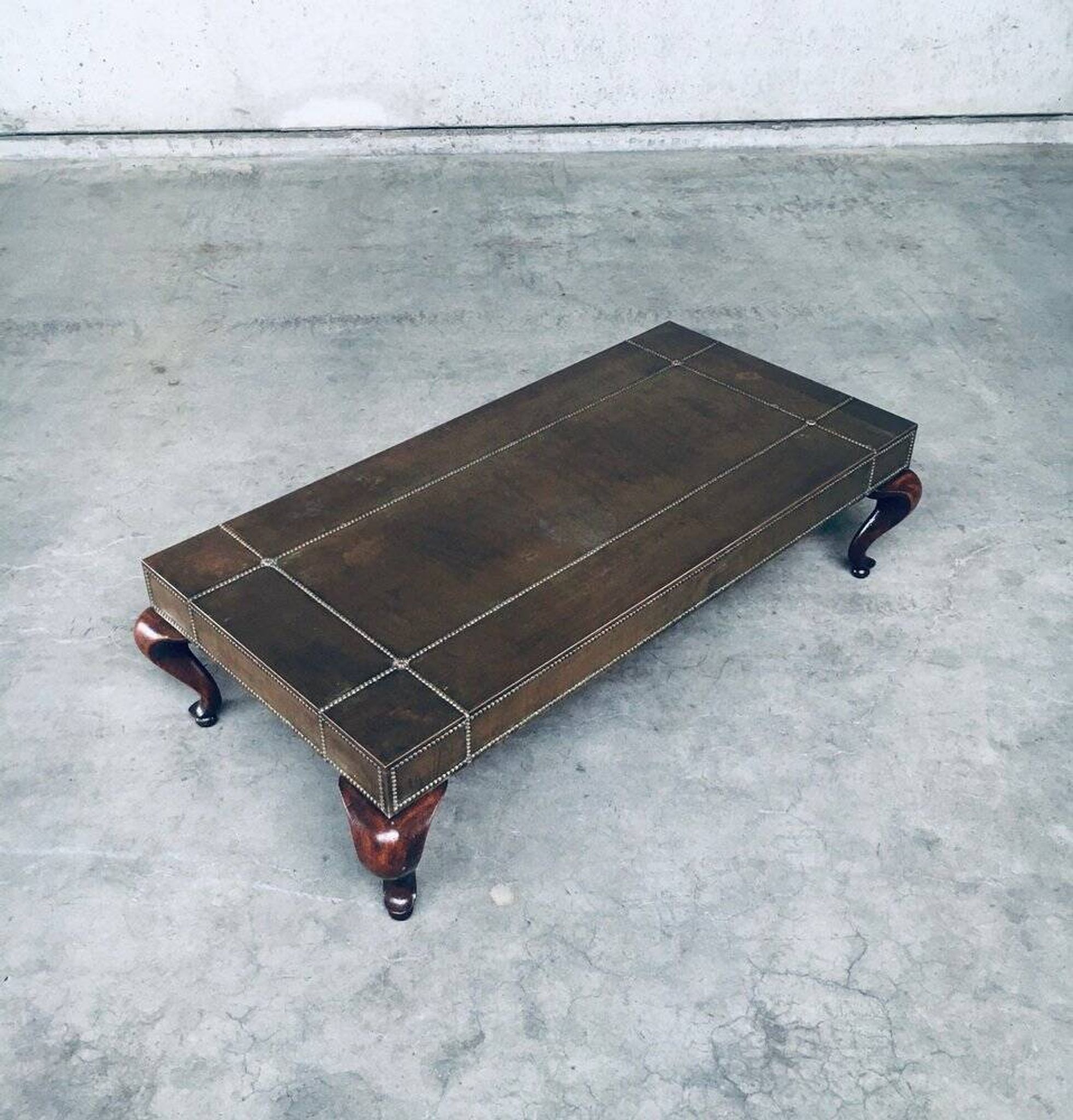 Brass Coffee Table, France, 1960s