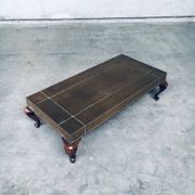 Brass Coffee Table, France, 1960s