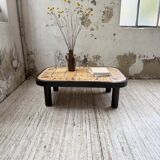 Capron “herbarium” oval coffee table
