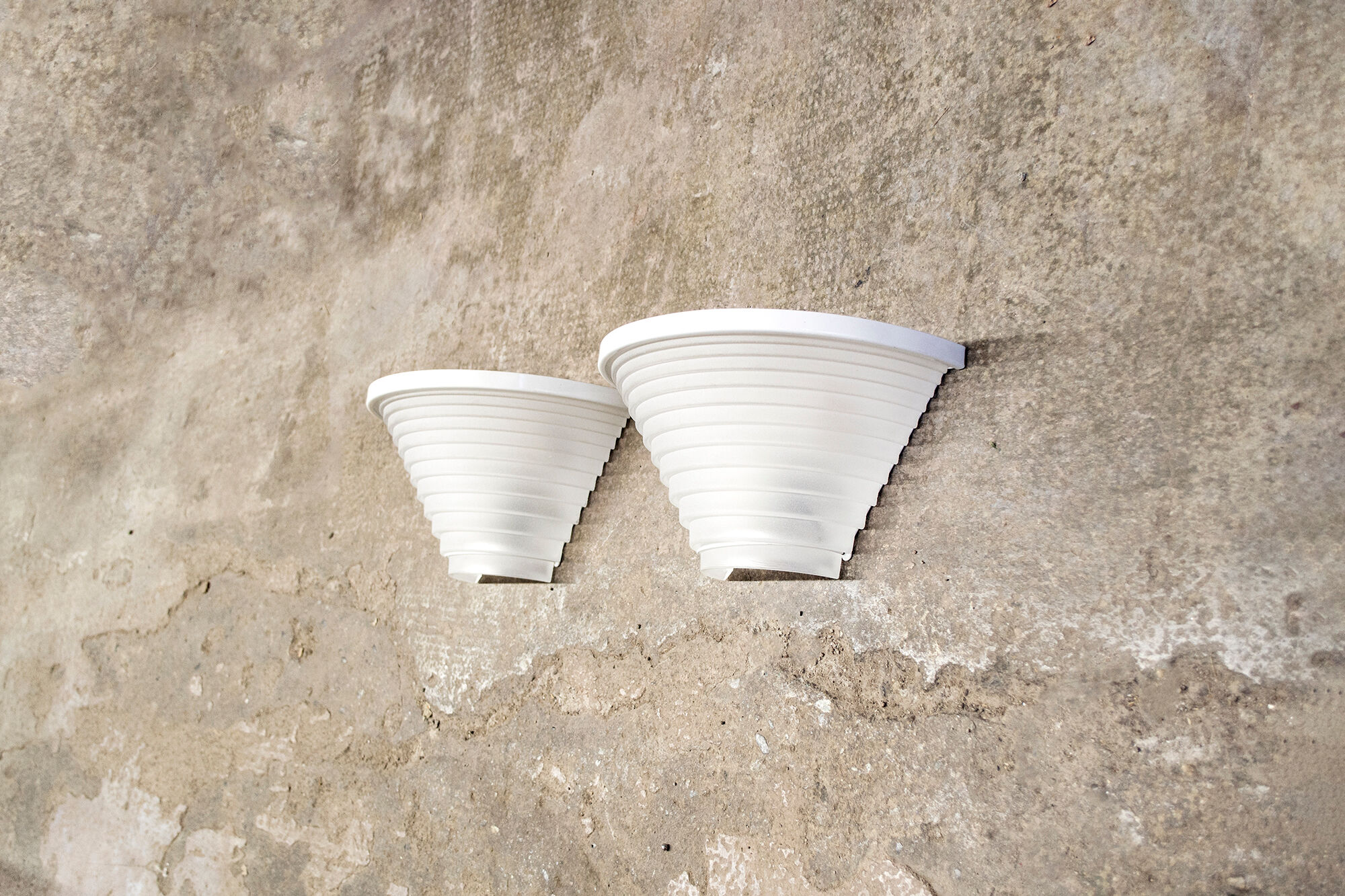 Wall lamps Artemide Egisto 28 wall by Angelo Mangiarotti, Italy, 80s, set of 2