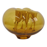 Sculpture en verre soufflé vase Ikebana Mid-Century Modern Dragan Drobnjak