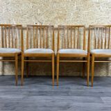Set of 4 dining chairs 60s 70s