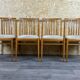 Set of 4 dining chairs 60s 70s