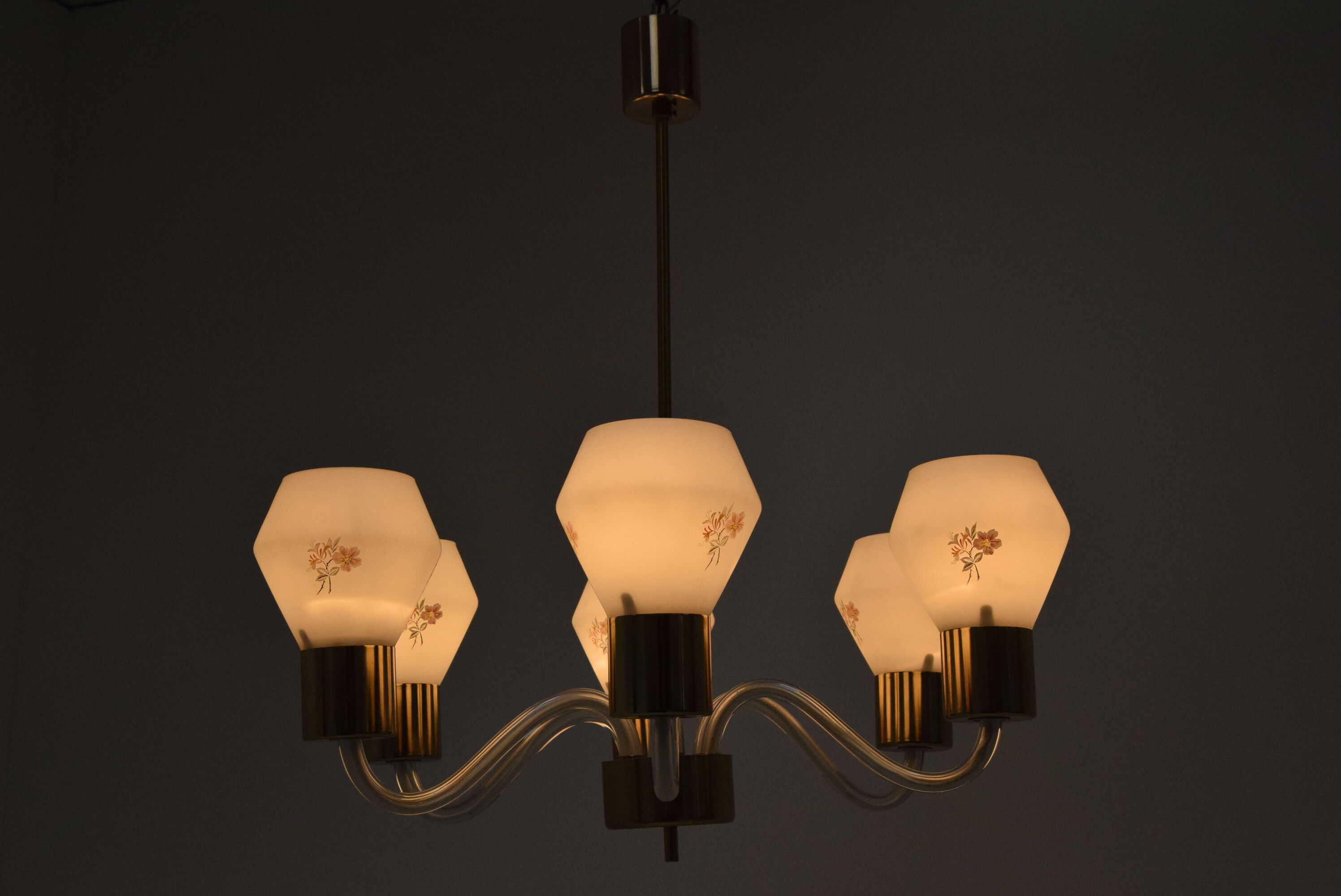 Mid-Century Chandelier/Kamenicky Senov, 1960´s
