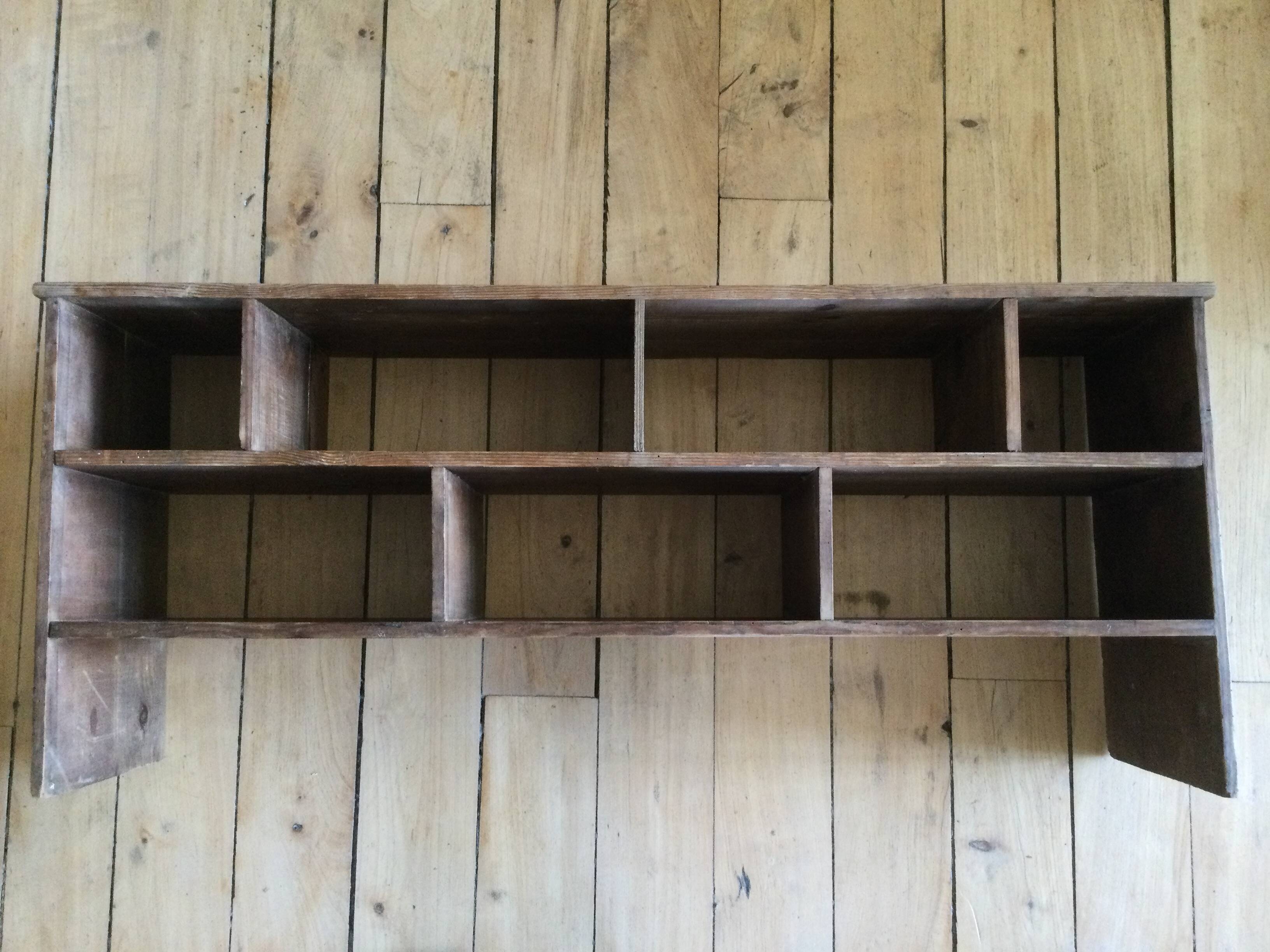 Antique wooden shelf