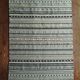 Kilim Kattrup Indien fait main 200x137cm