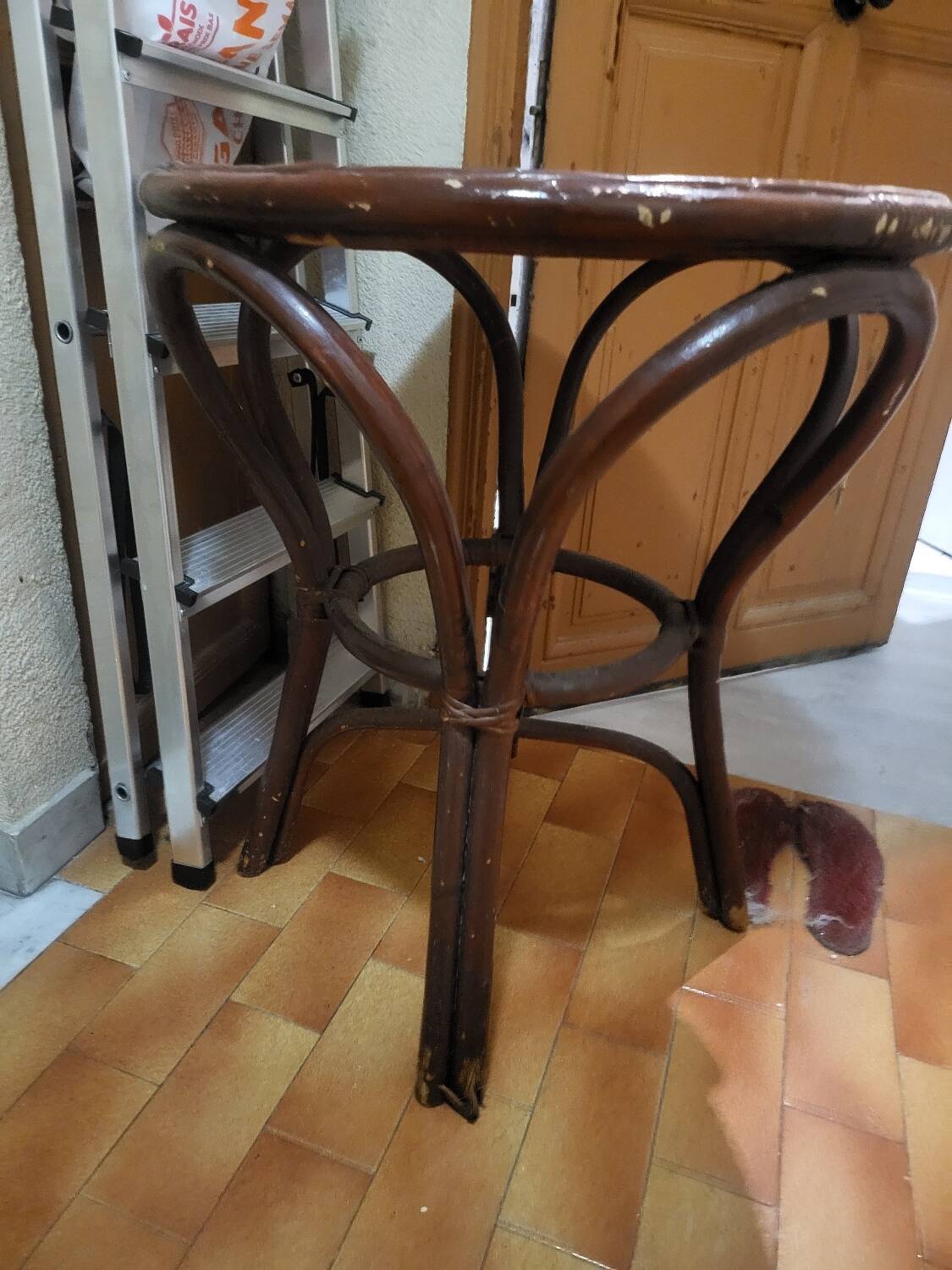 1950s rattan table