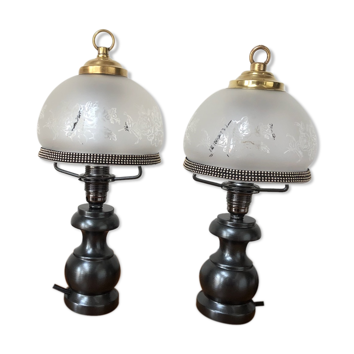 Vintage bedside lamps