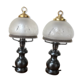 Vintage bedside lamps